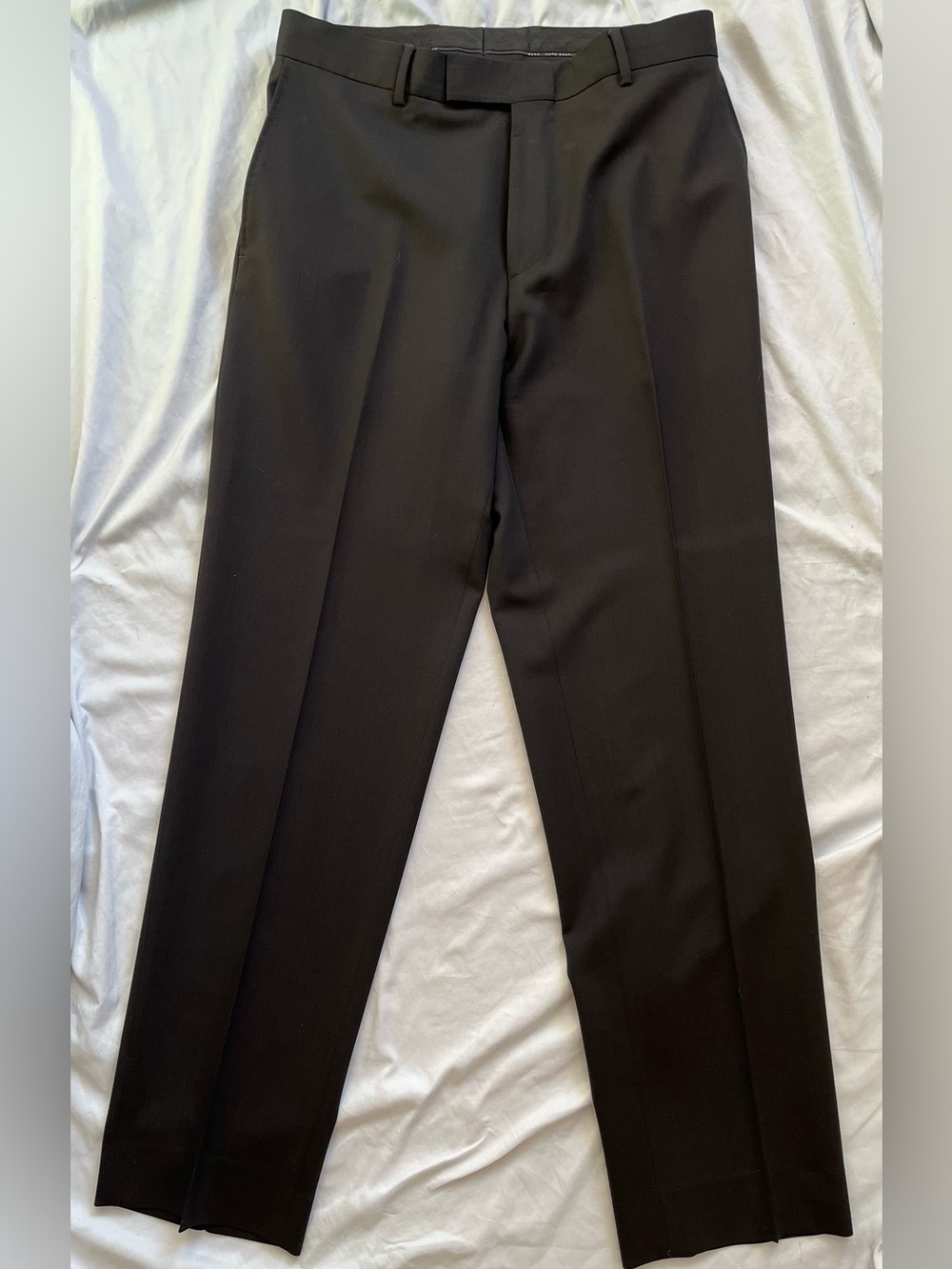 BOSS by Hugo Boss Men’s Black 100% Virgin Wool Dress Pants 32R